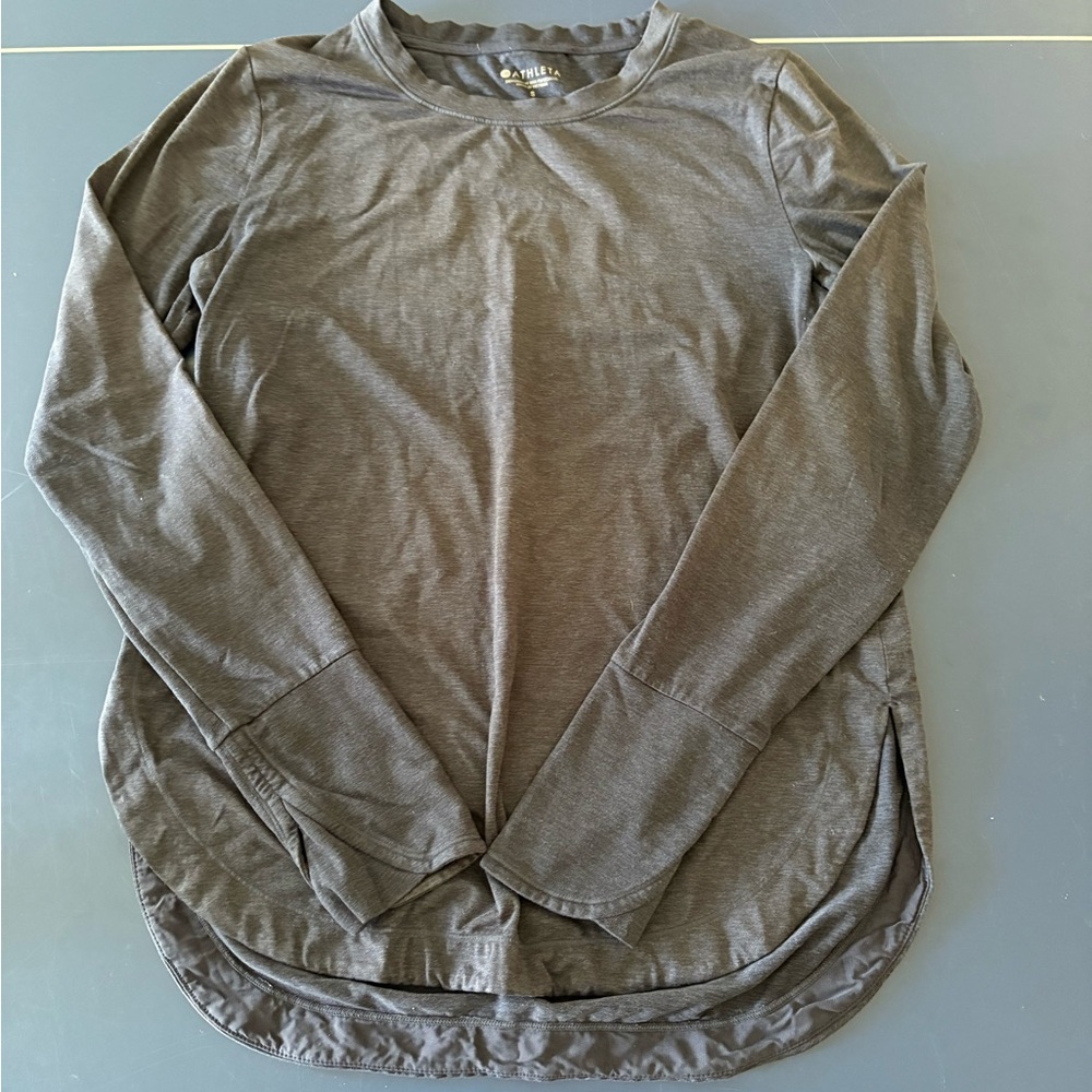 Athleta Navy Long Sleeve Shirt
